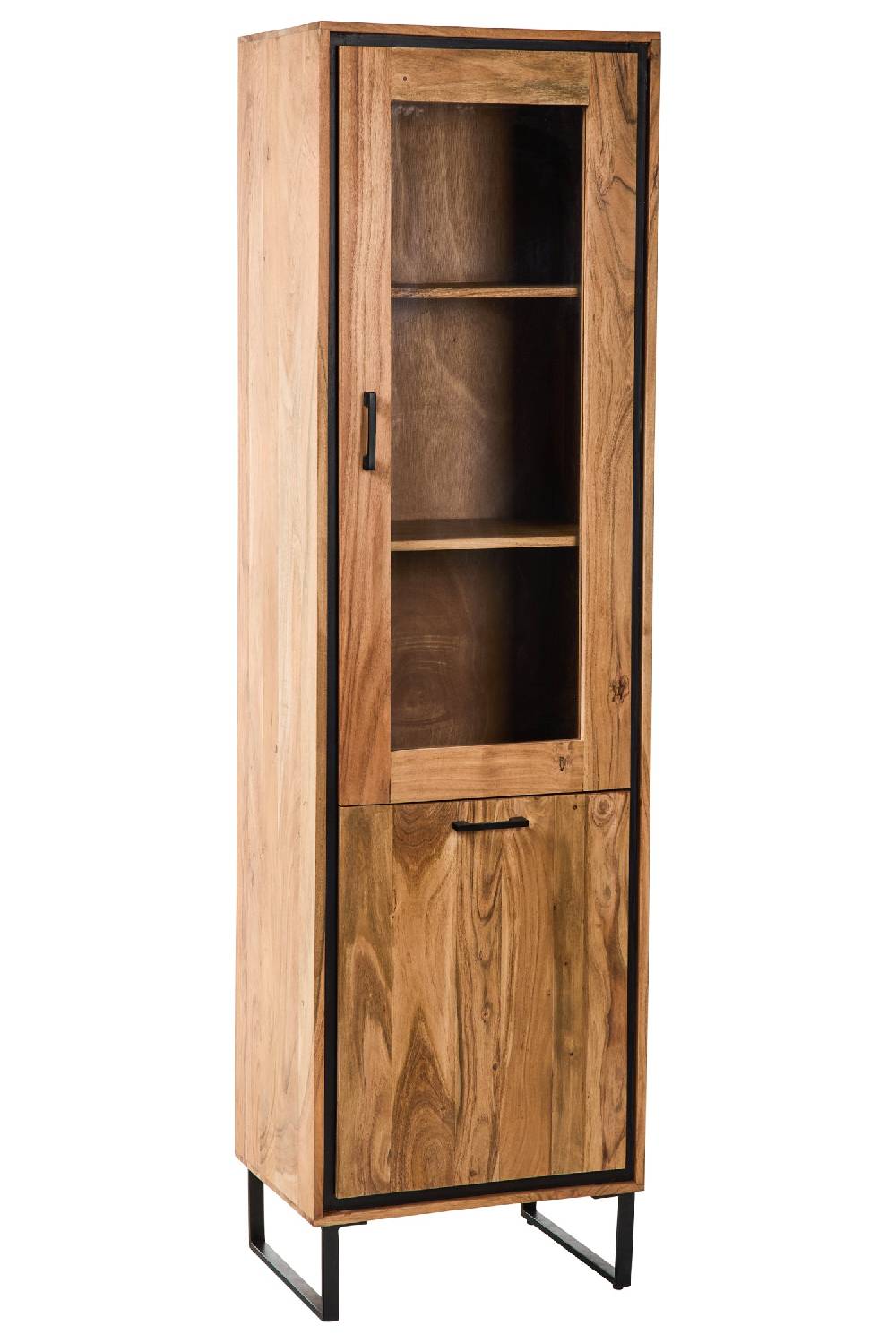 Novità Home Farley - Vetrinetta Alta 1 Sportello Vetro 1 Sportello Chiuso Acquista Ora