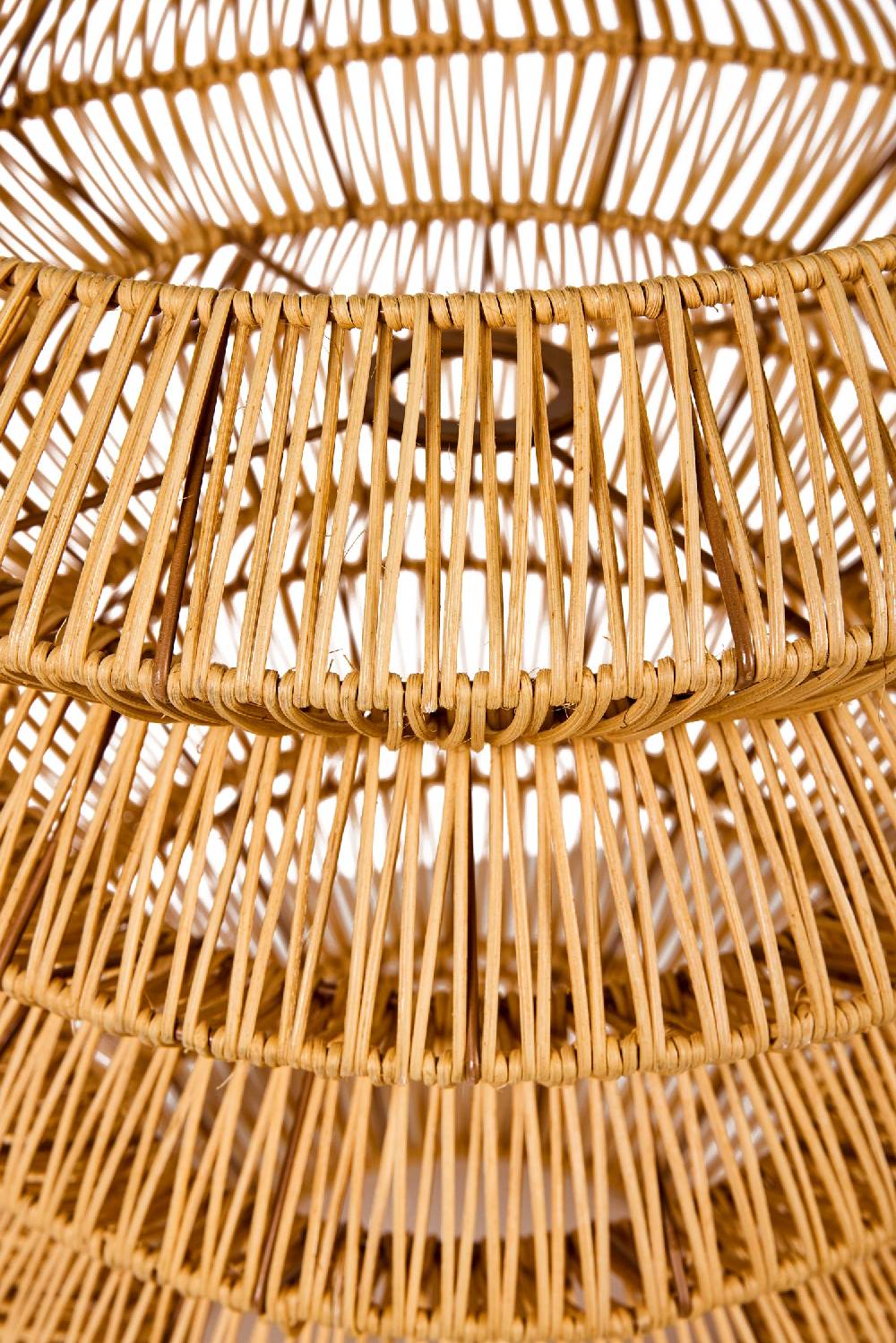 Novità Home Lumiere - Cappello Lampadario Design Midollino Naturale Enormi risparmi