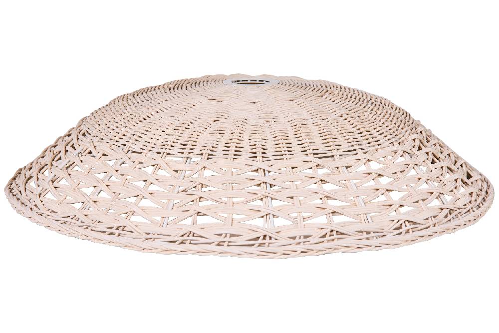 Novità Home Lumiere - Cappello Lampad.Piatto Midollino Bianco Super Saving Price