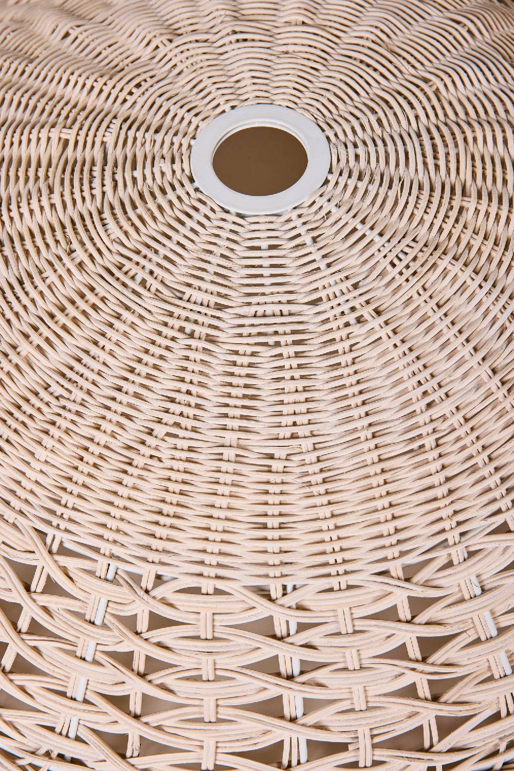 Novità Home Lumiere - Cappello Lampad.Piatto Midollino Bianco Super Saving Price