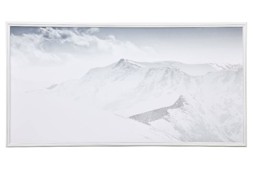 Novità Home Gallery - Tela Dusted Mountain Con Cornice Ritorno libero