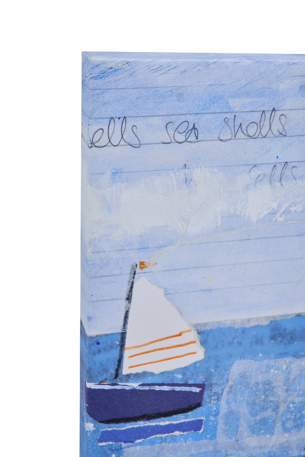 Novità Home Gallery - Tela Dipinta Faro Sul Mare Ultimo giorno