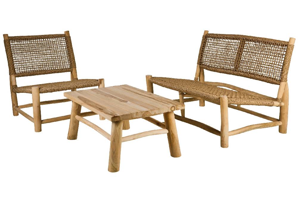 Novità Home Tectona Sun - Divano 2 Posti Qualità Garantita