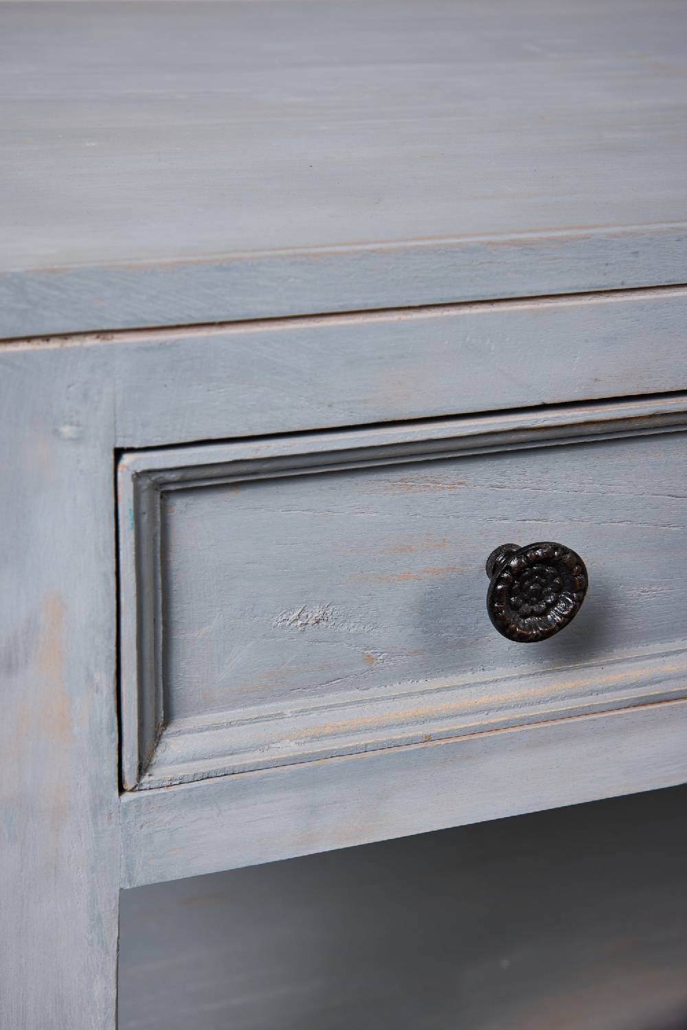 Novità Home Heloise - Mobiletto Comodino 2 Cassettini Grey Vintage Online
