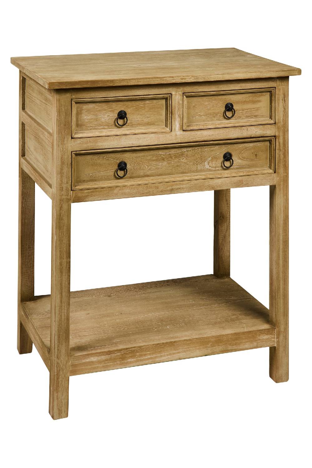 Novità Home Floriane - Mobiletto Comodino 4 Casetti Natural Vintage Offerte