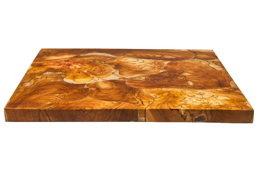 Novità Home Craftsman - Piano Quadrato Legni Assemblati Teak 70X70 In Saldo
