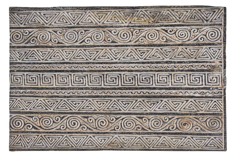 Novità Home Craftsman - Tavolino Basso Carving Geometric Gambe Diseuguali Moda