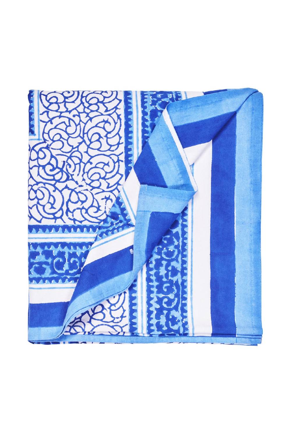 Novità Home Dorgali - mezzero doppio decor blue in cotone - 270x270 Comprare a buon mercato