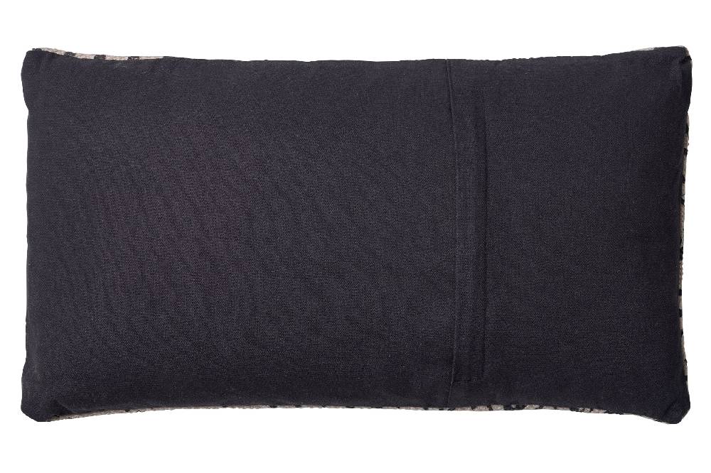 Novità Home Cuscino 30x50 ikat beoge e nero Prezzo basso