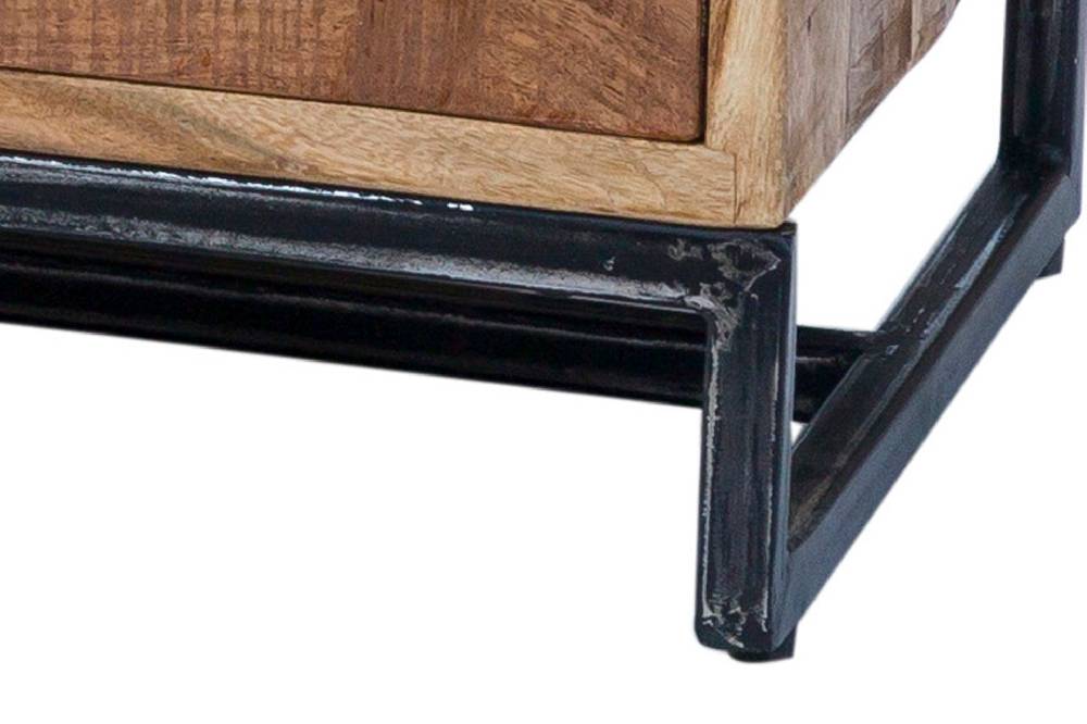 Novità Home Credenza 2 cassetti e sportelli in legno naturale e metallo Fino al 55% di sconto