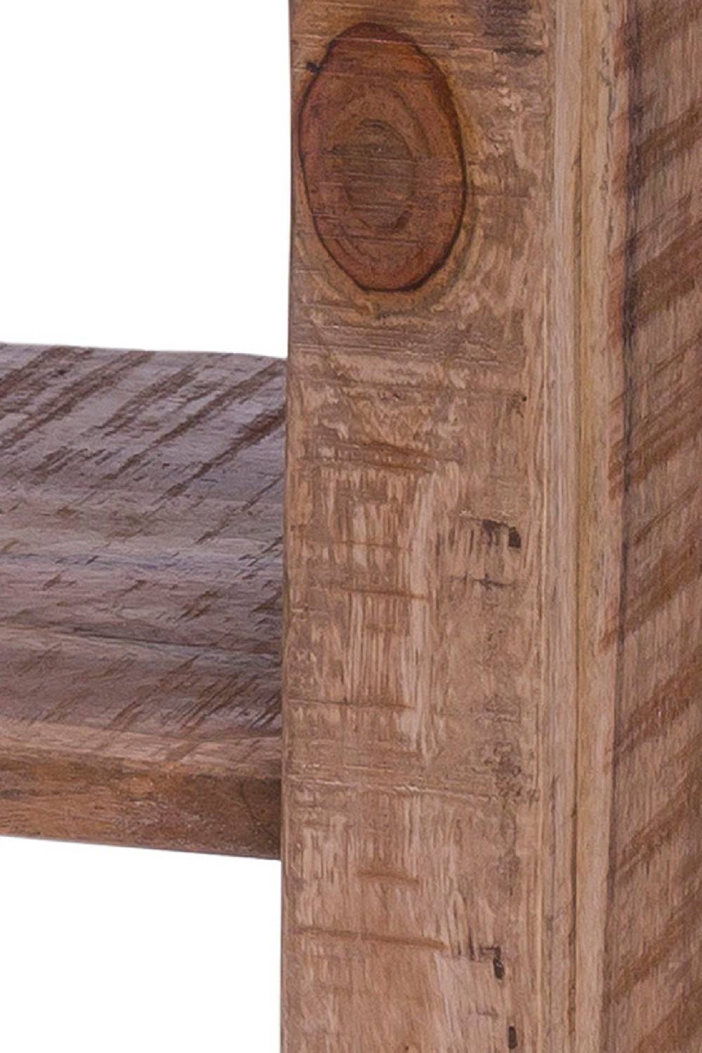 Novità Home Comodino 2 ripiani in legno Esporta salva