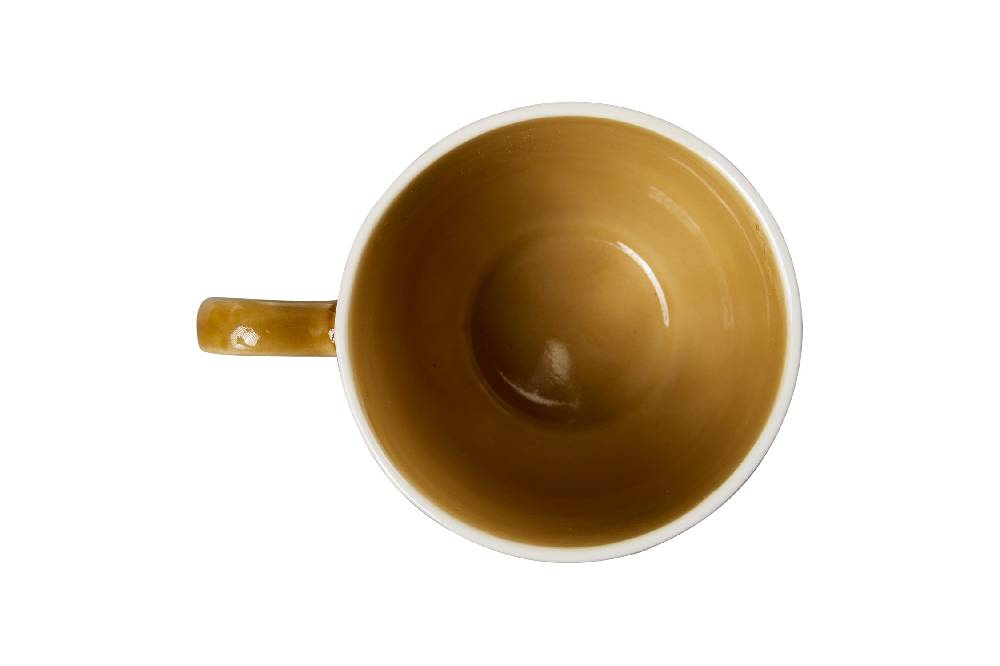 Novità Home Imperfect - egipt tazza color ocra con rilievi 50% di sconto per tempo limitato