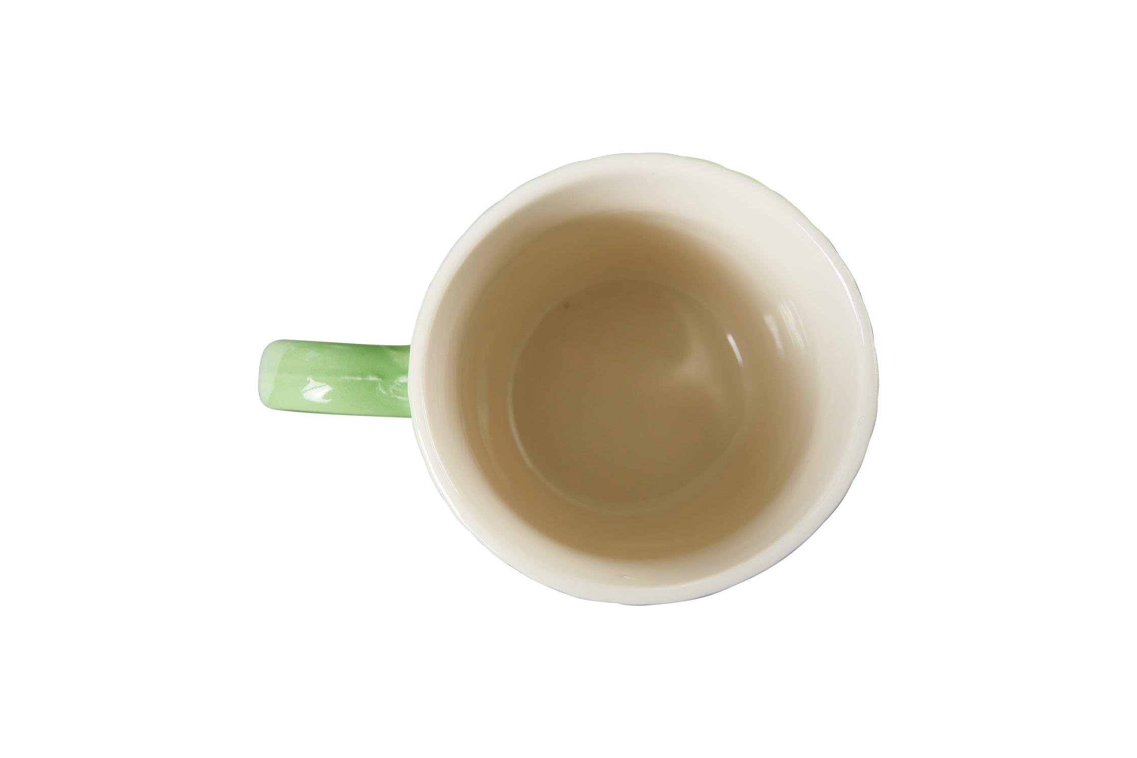 Novità Home Imperfect - bubbles tazza verde con rilievo pallino Sconti questo mese