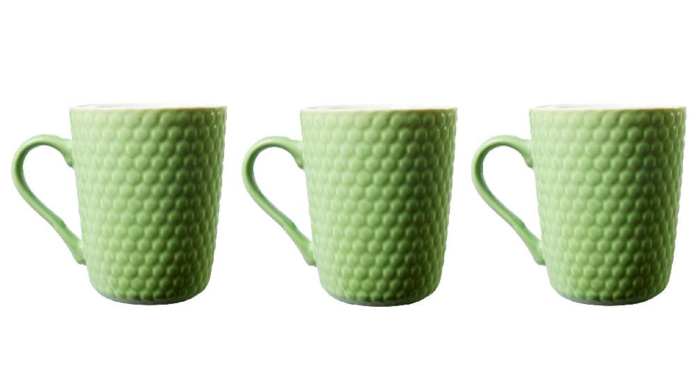 Novità Home Imperfect - bubbles tazza verde con rilievo pallino Sconti questo mese