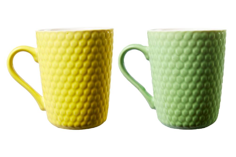 Novità Home Imperfect - bubbles tazza verde con rilievo pallino Sconti questo mese