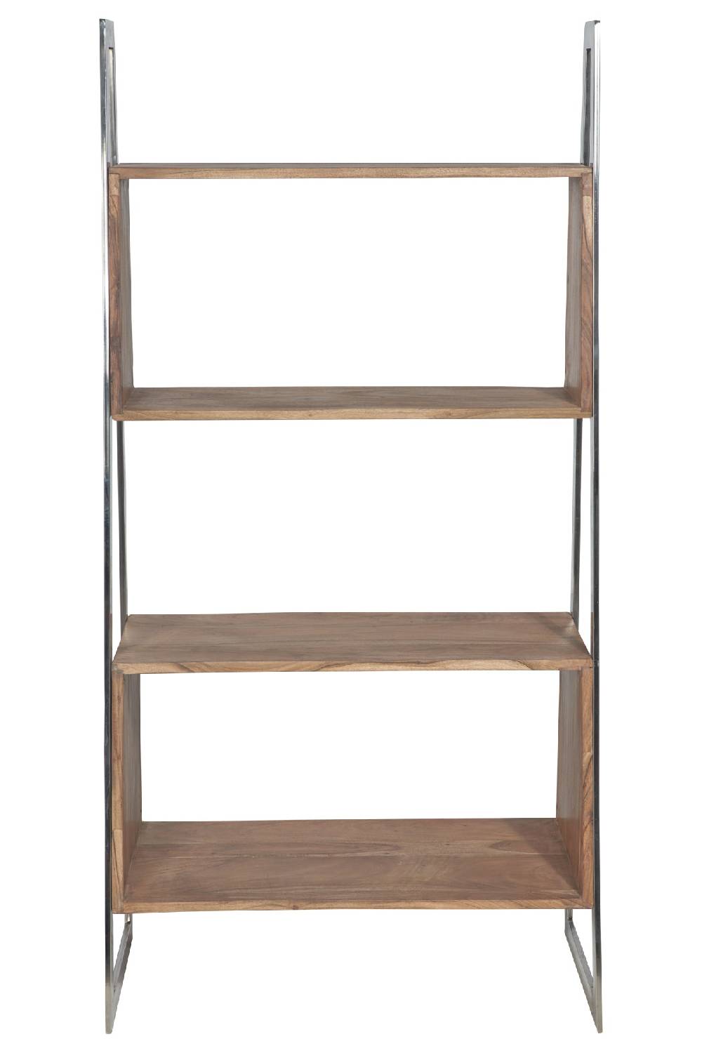 Novità Home Etagere obliqua in legno e metallo Saldi Di Fabbrica