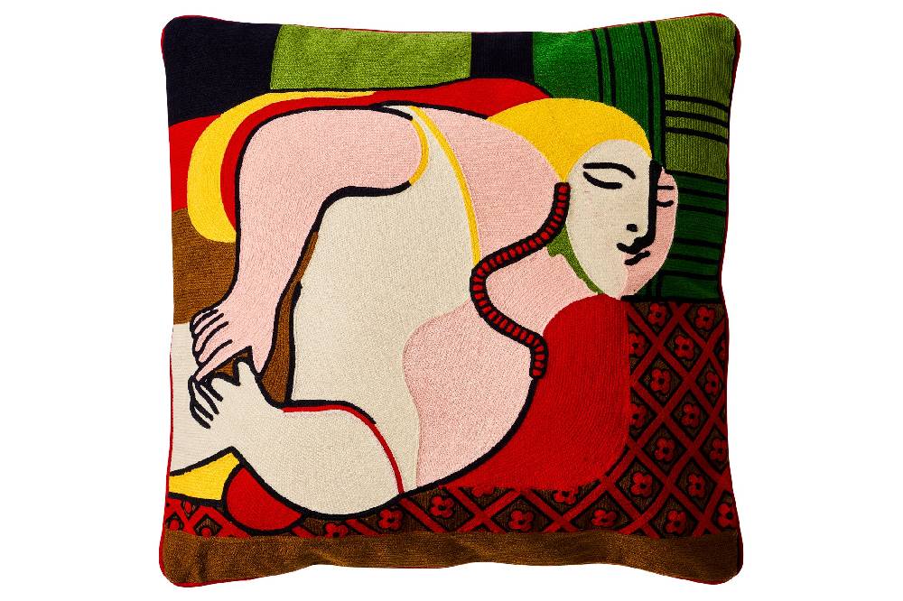 Novità Home Embroidery - cuscino modern art siesta de mujer Grande vendita
