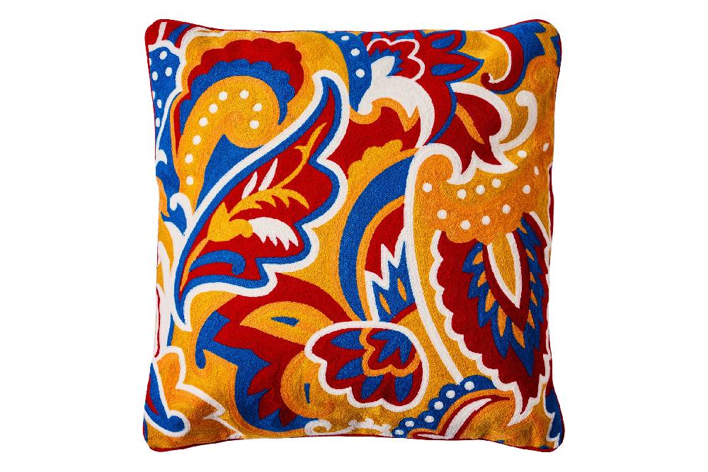 Novità Home Embroidery - cuscino foliage dark orange Offerta natalizia