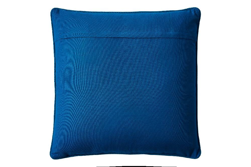 Novità Home Embroidery - cuscino foliage blue red Offerta per la Festa della Mamma