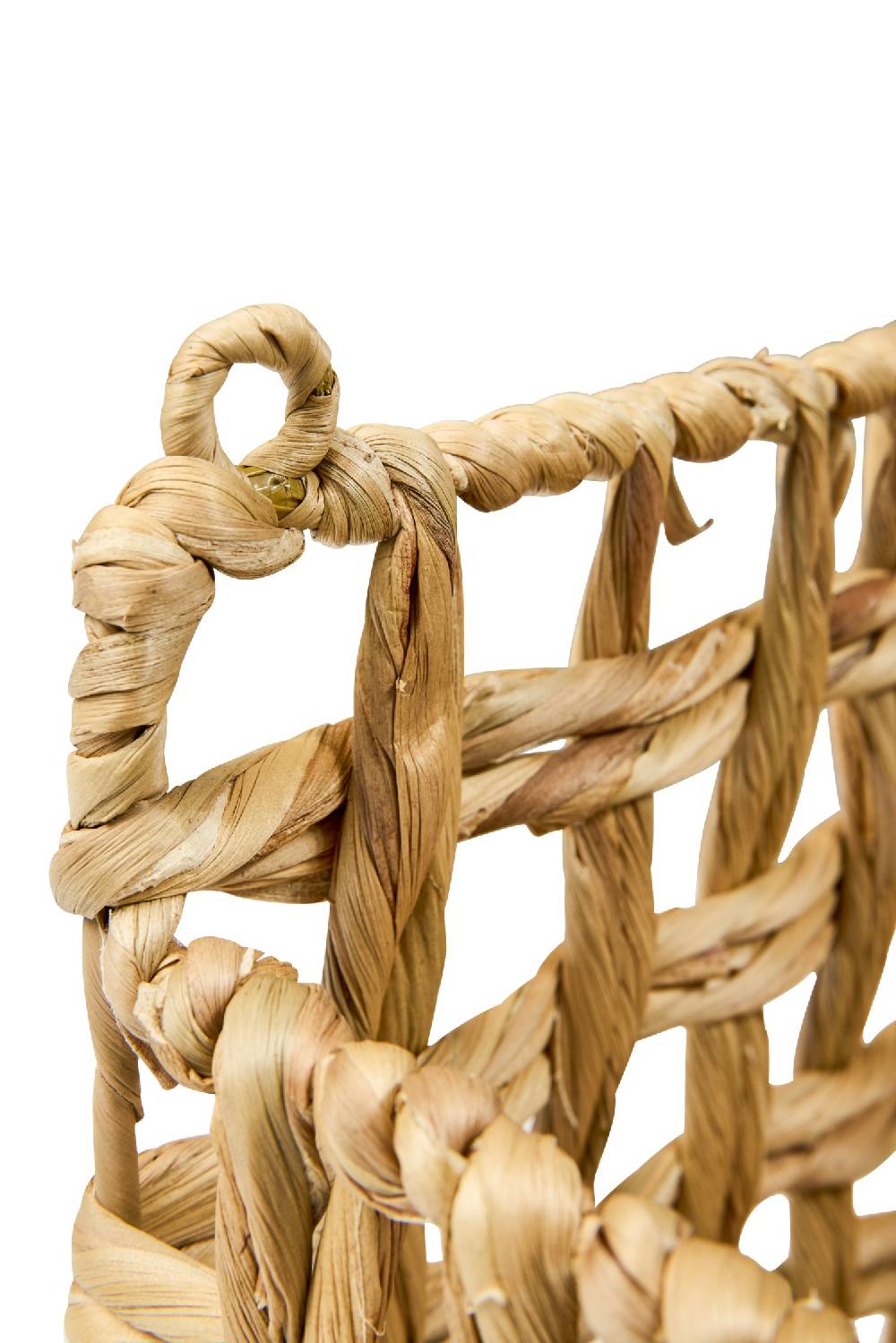 Novità Home Homemade - Cesta Rettangolare Da Appendere Trama Treccia Offerta migliore