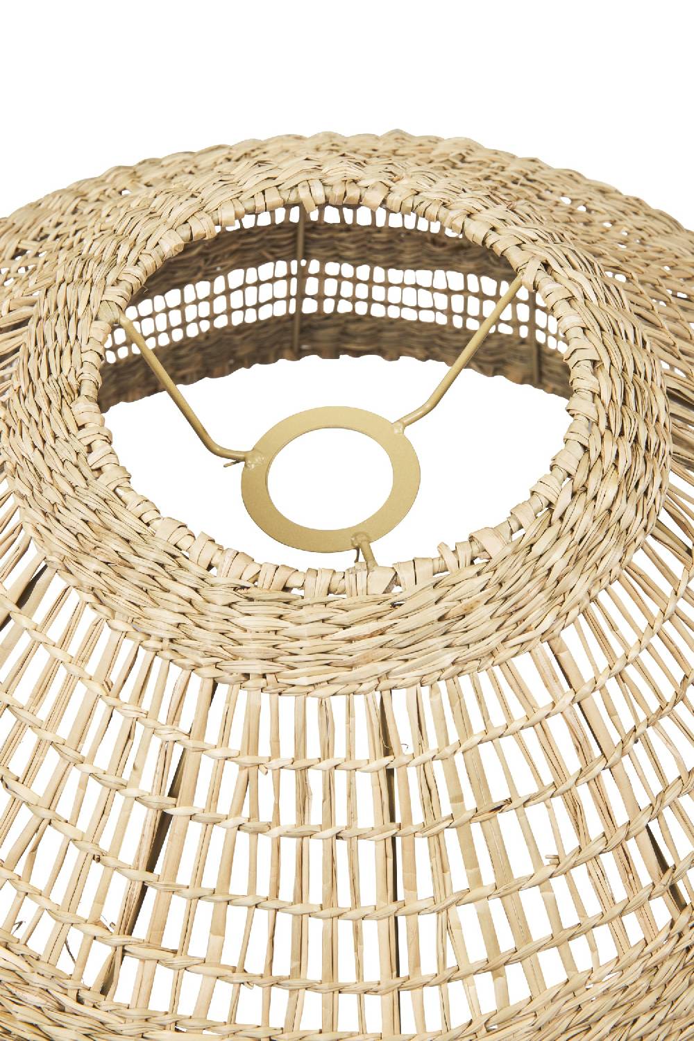 Novità Home Handmade - Cappello Lamp.Erba Naturale Trapezio Isoscele Bombato Offerta temporanea