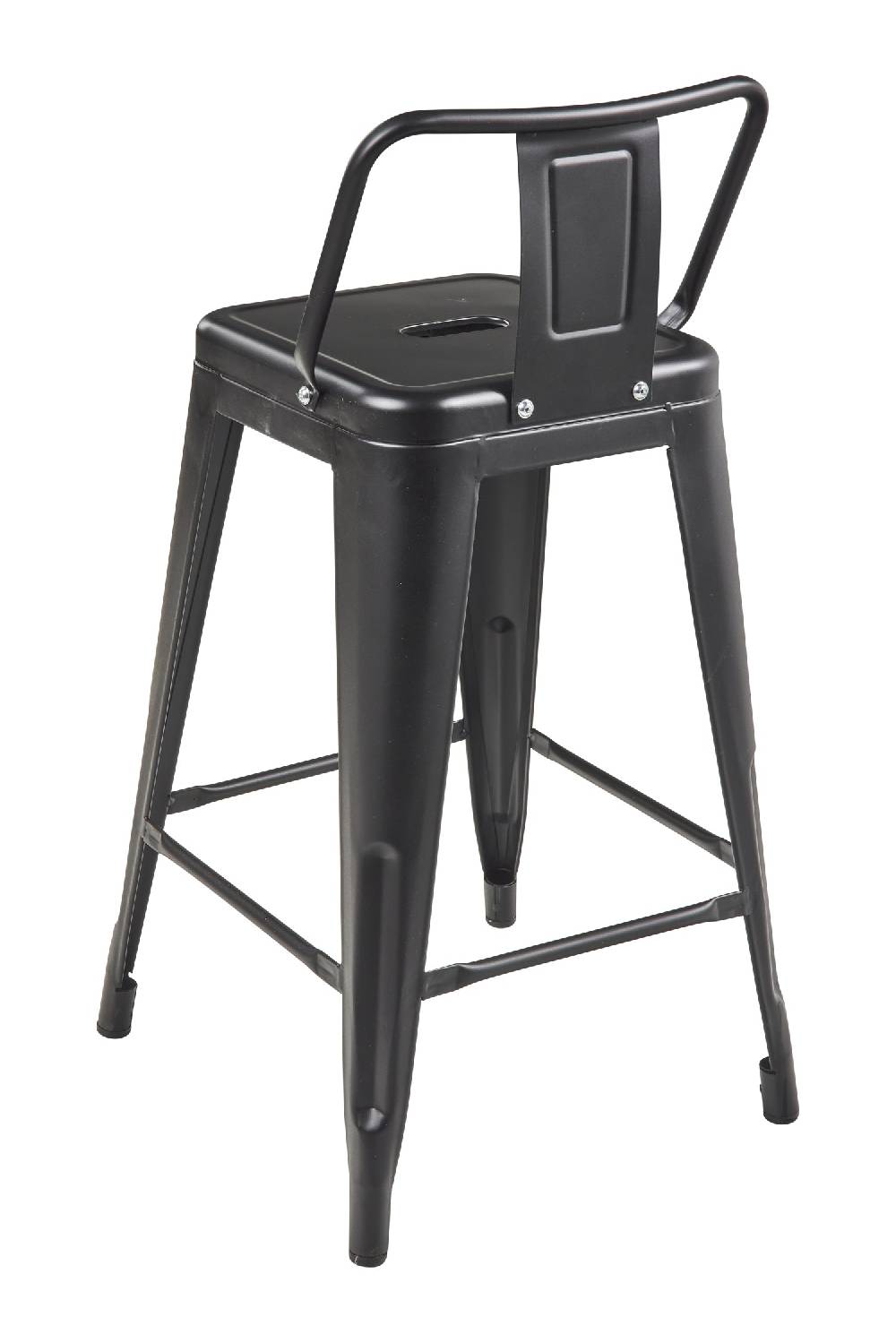 Novità Home Cindy - Sgabello Seggiolone In Metallo Nero Offerte esclusive