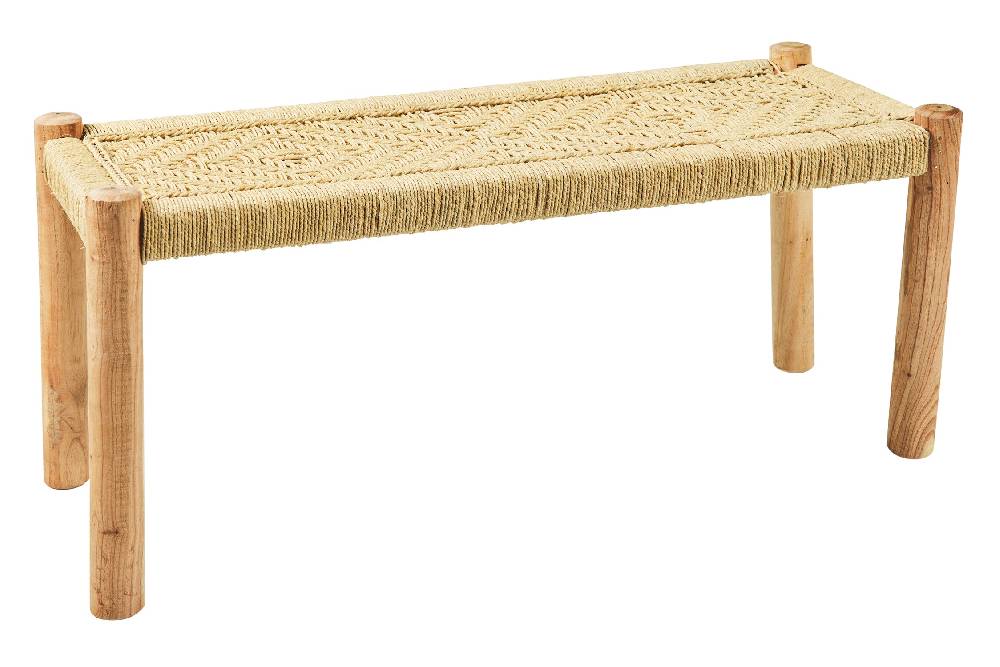 Novità Home Jambe - Panca Corda Color Naturale Offerte speciali