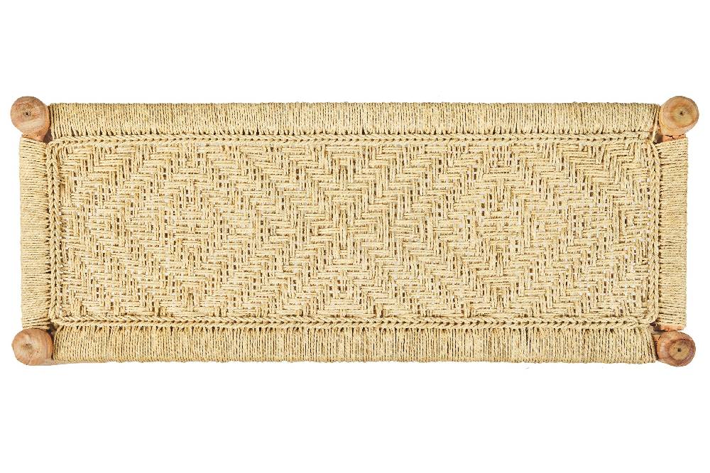Novità Home Jambe - Panca Corda Color Naturale Offerte speciali
