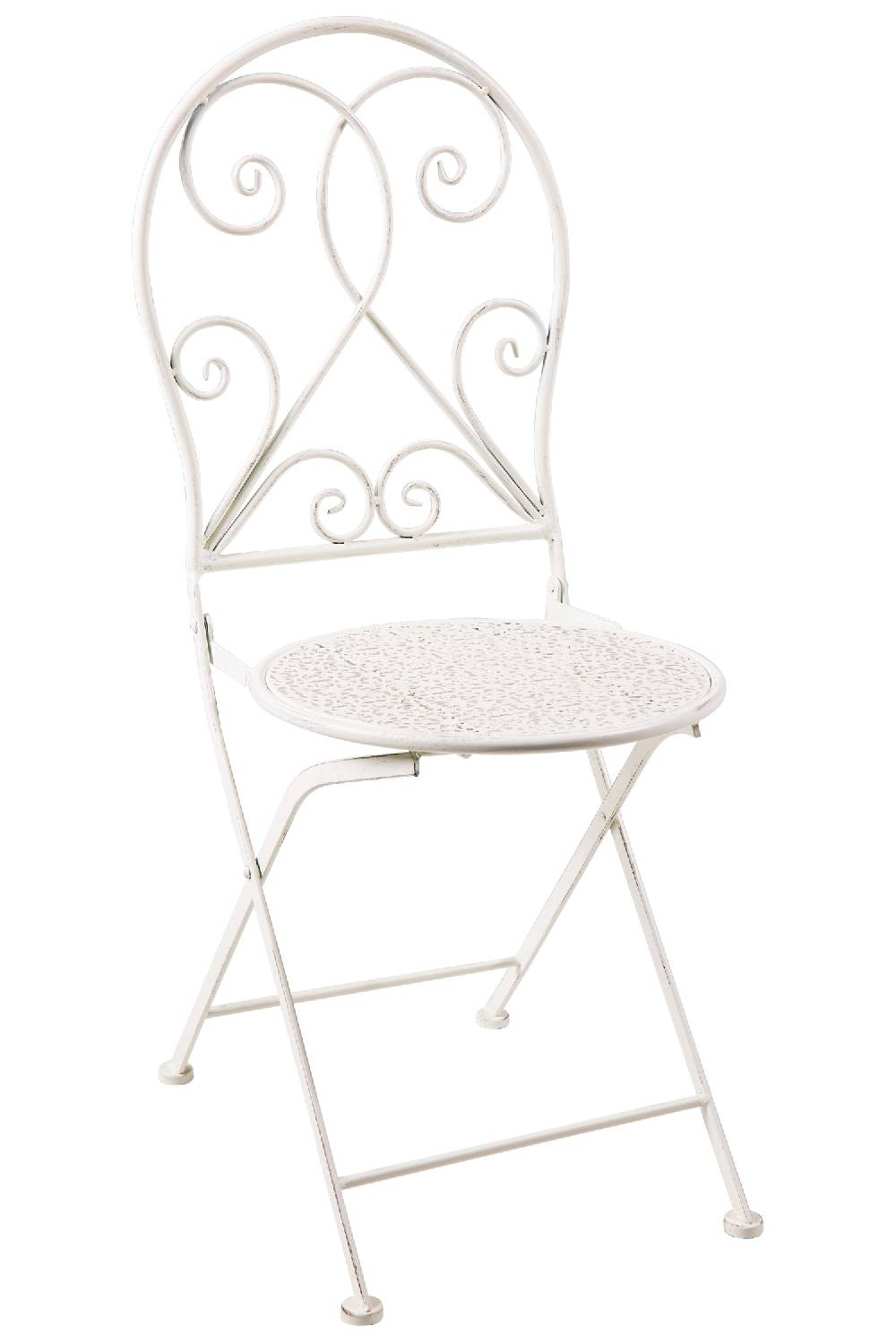 Novità Home Isabelle - Set 1/3 Tavolo Con Due Sedie Bianco Anticato Enormi risparmi