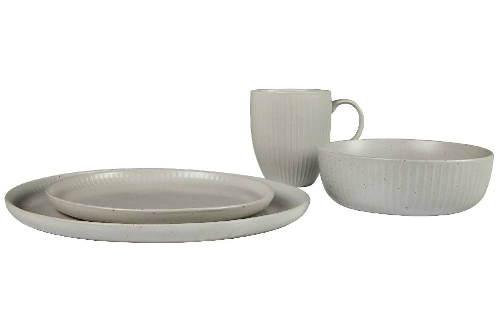 Novità Home Eureka - Piatto Dessert in Ceramica Grigio Prezzo basso