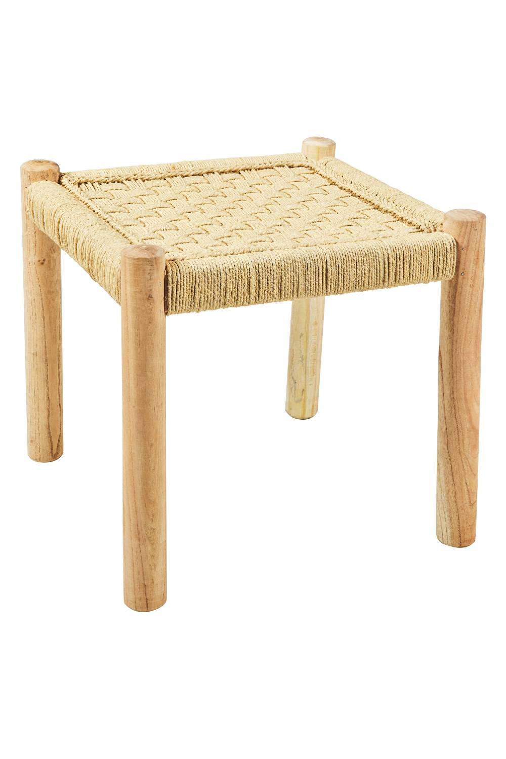 Novità Home Jambe - Sgabello Intreccio Corda Color Naturale Fino al 55% di sconto