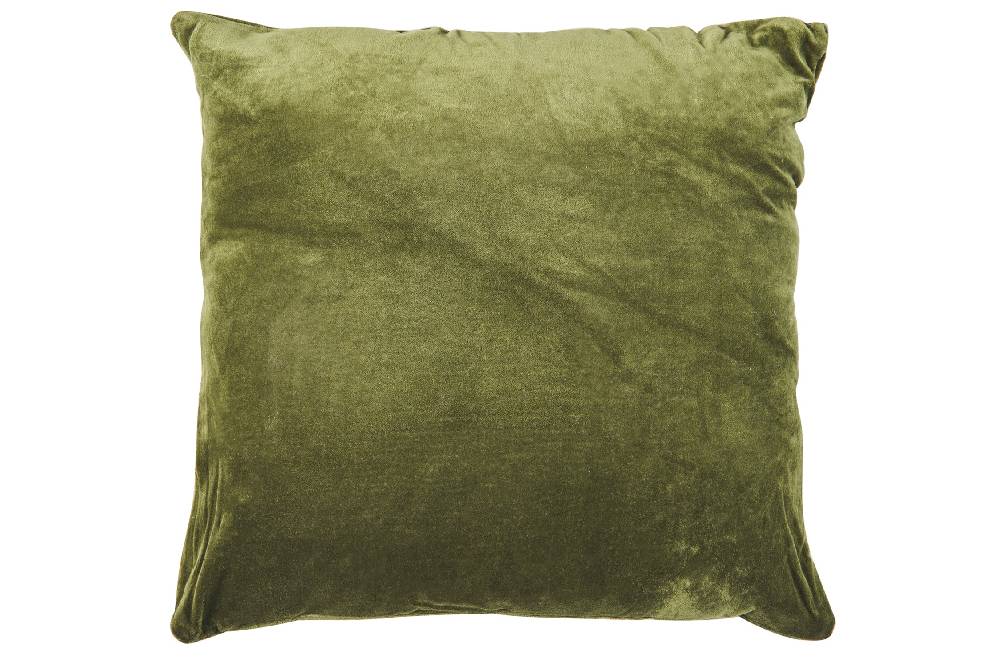 Novità Home Jamai - Cuscino Verde Con Decori Cotone Vendita
