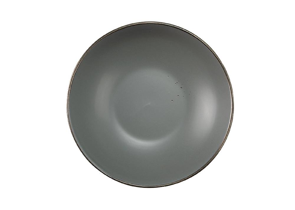 Novità Home Piatto grigio con rimmel marrone Prezzo Ridotto