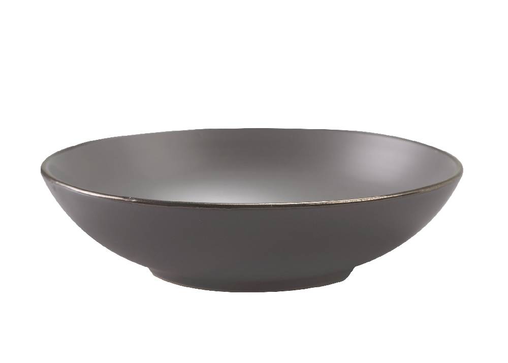 Novità Home Piatto grigio con rimmel marrone Prezzo Ridotto