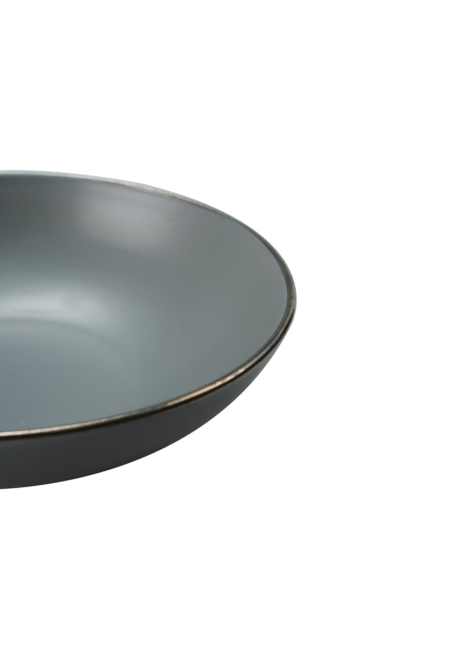 Novità Home Piatto grigio con rimmel marrone Prezzo Ridotto