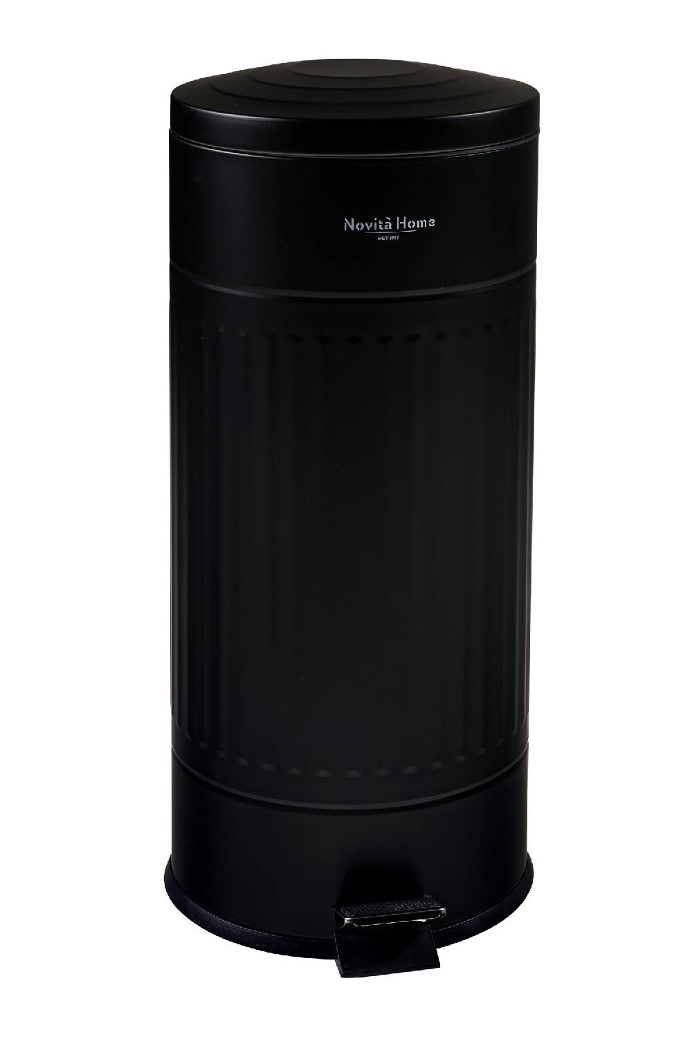 Novità Home Daily Trash - Pattumiera nera opaca - 30 litri soft touch in metallo soft close Economico