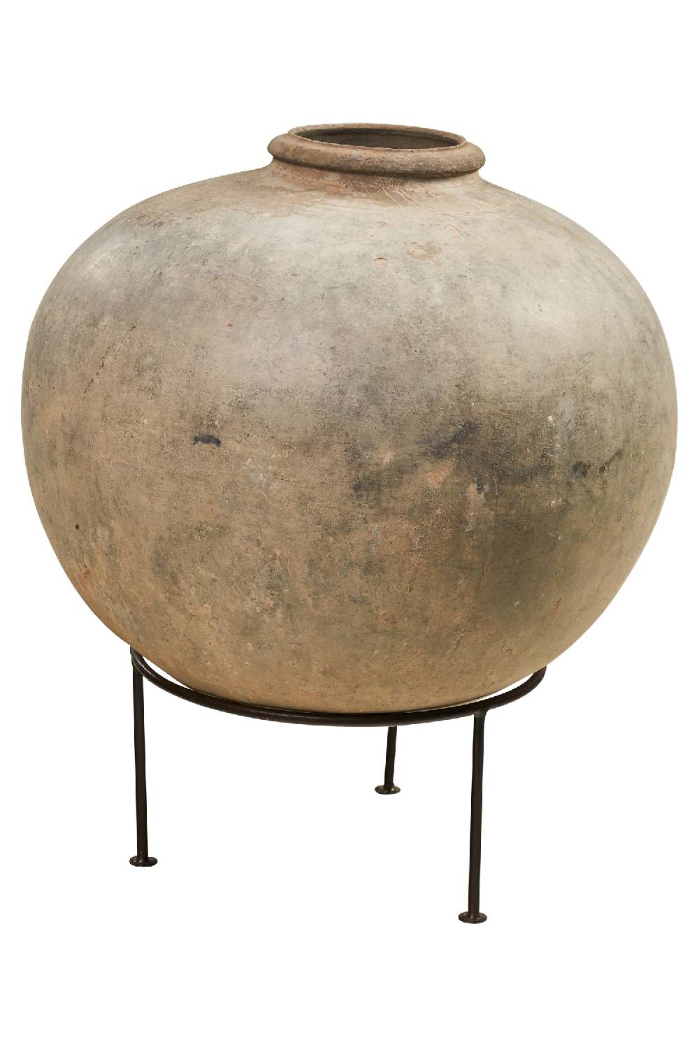 Novità Home Orcio metallo con base - originale Vendita Economica