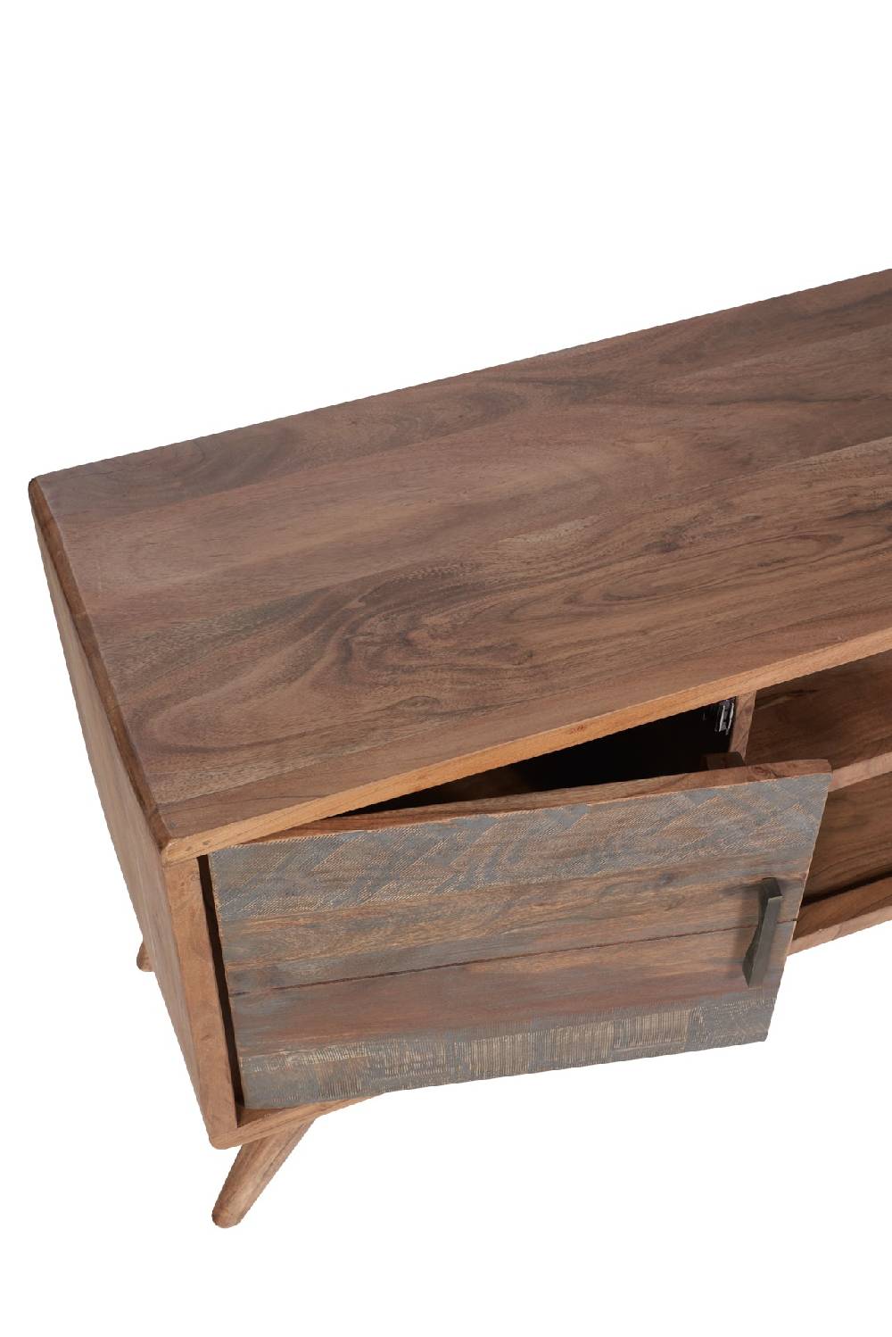 Novità Home Menphis - porta tv con due sportelli in legno Offerta migliore