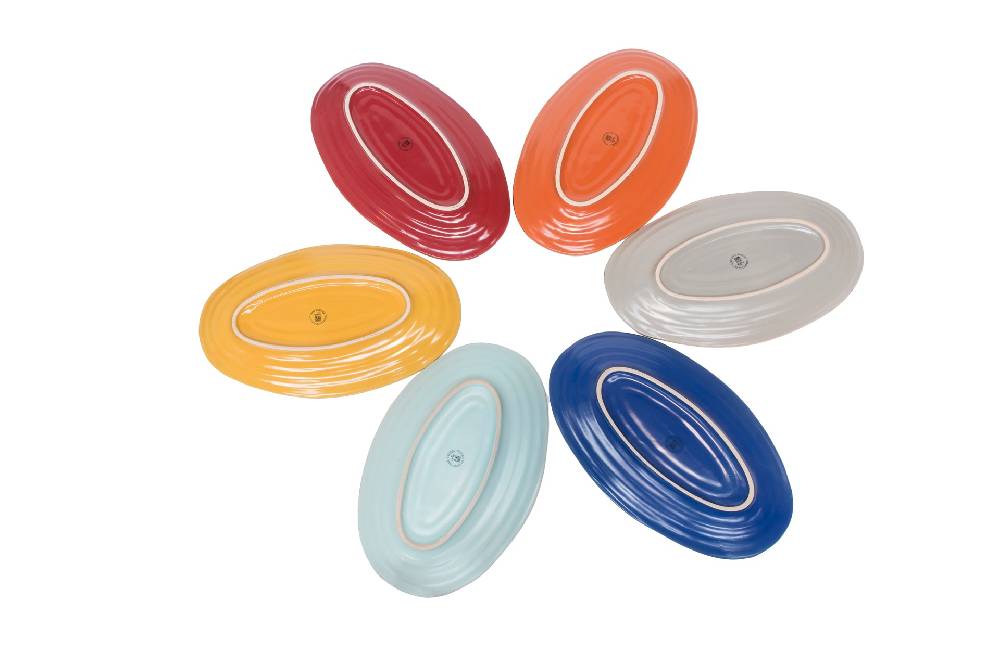 Novità Home Mediterraneo - vassoio ovale - colori assortiti Online Outlet