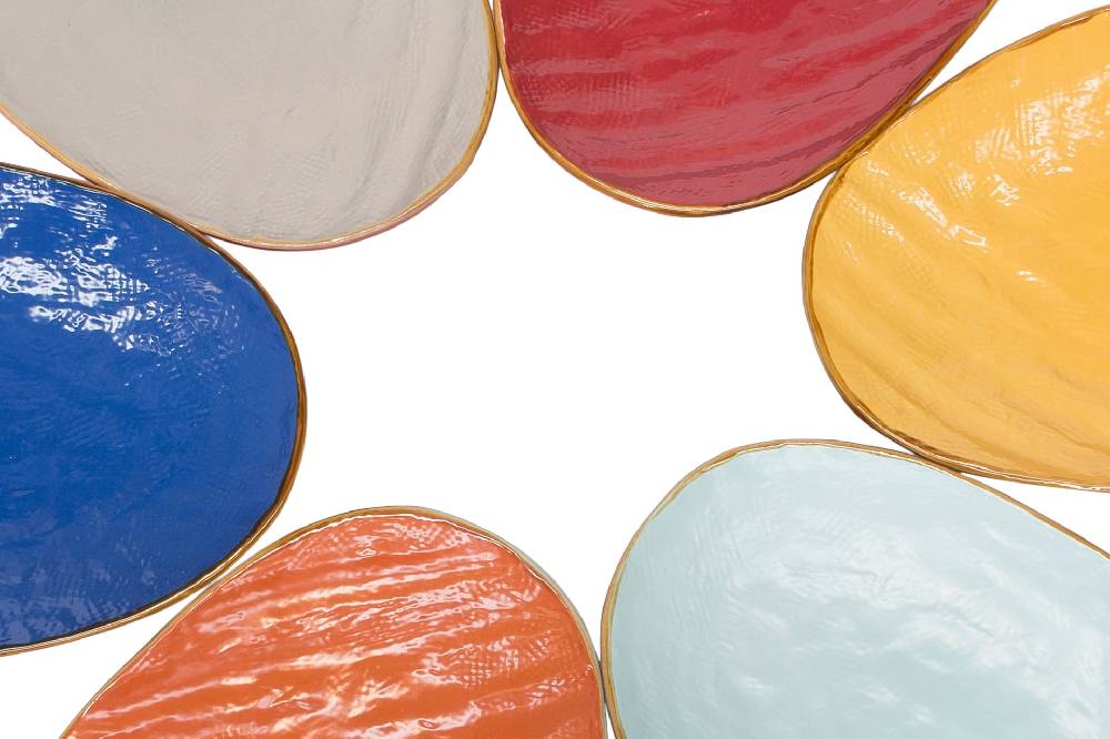 Novità Home Mediterraneo - vassoio ovale - colori assortiti Online Outlet