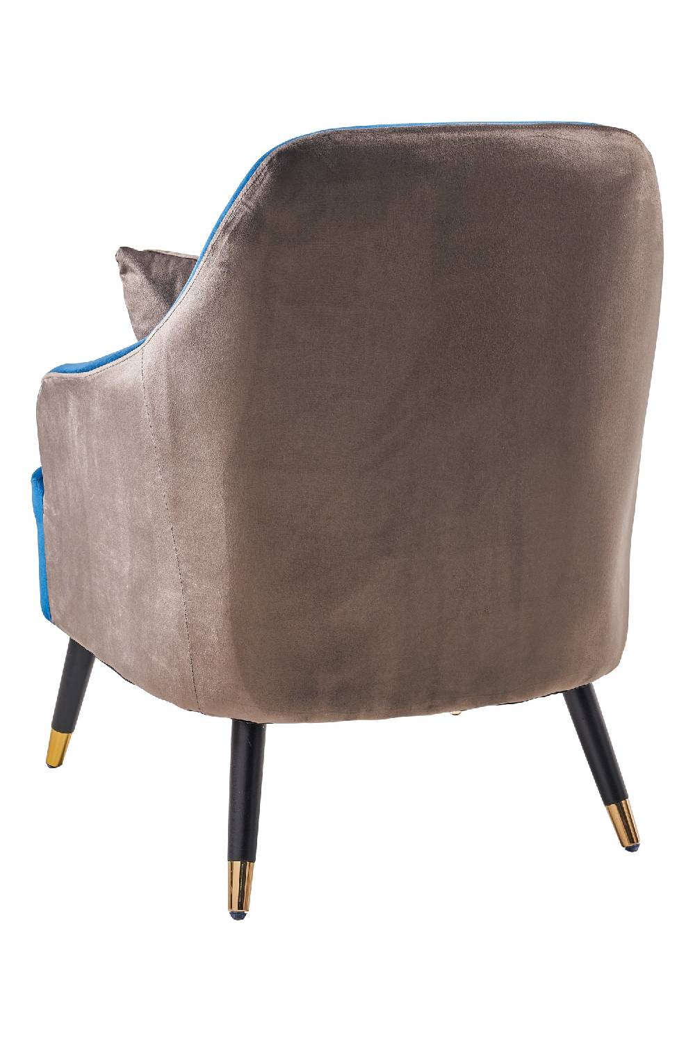 Novità Home Mariaceleste - poltrona doppio colore con cuscino grigio Super Saving Price
