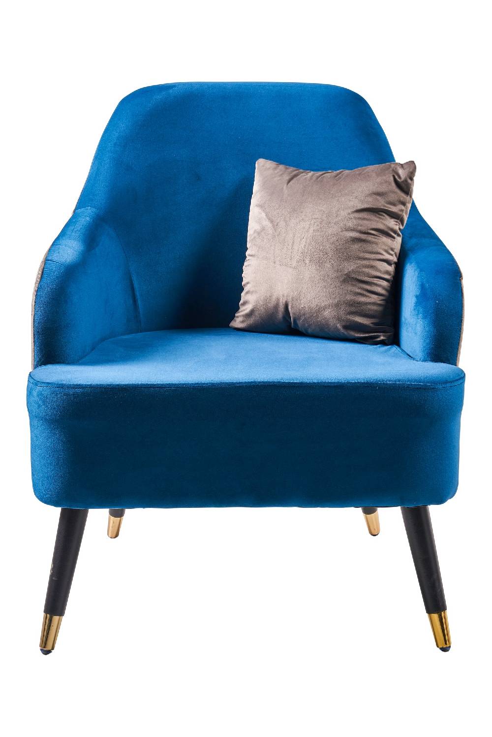 Novità Home Mariaceleste - poltrona doppio colore con cuscino grigio Super Saving Price