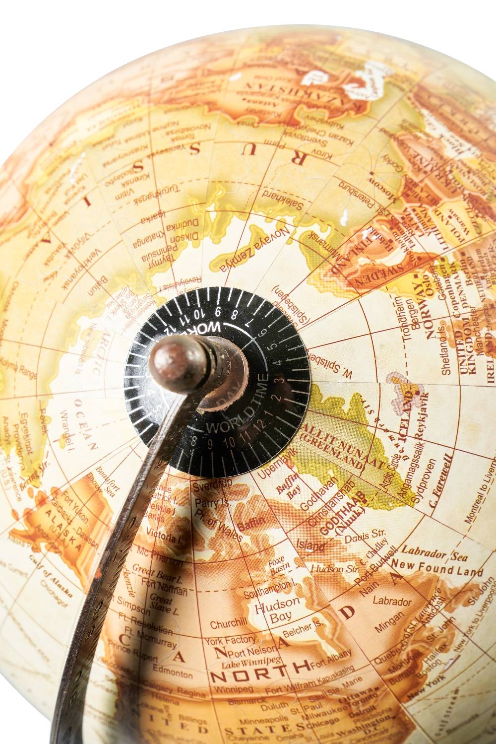 Novità Home Mappamondo - globo crema base metallo brunito ACQUISTA ORA