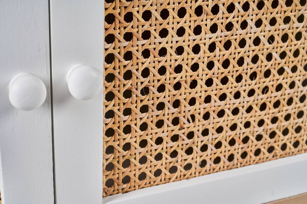 Novità Home Malibu - comodino bianco 2 sportelli Fino al 50% di sconto
