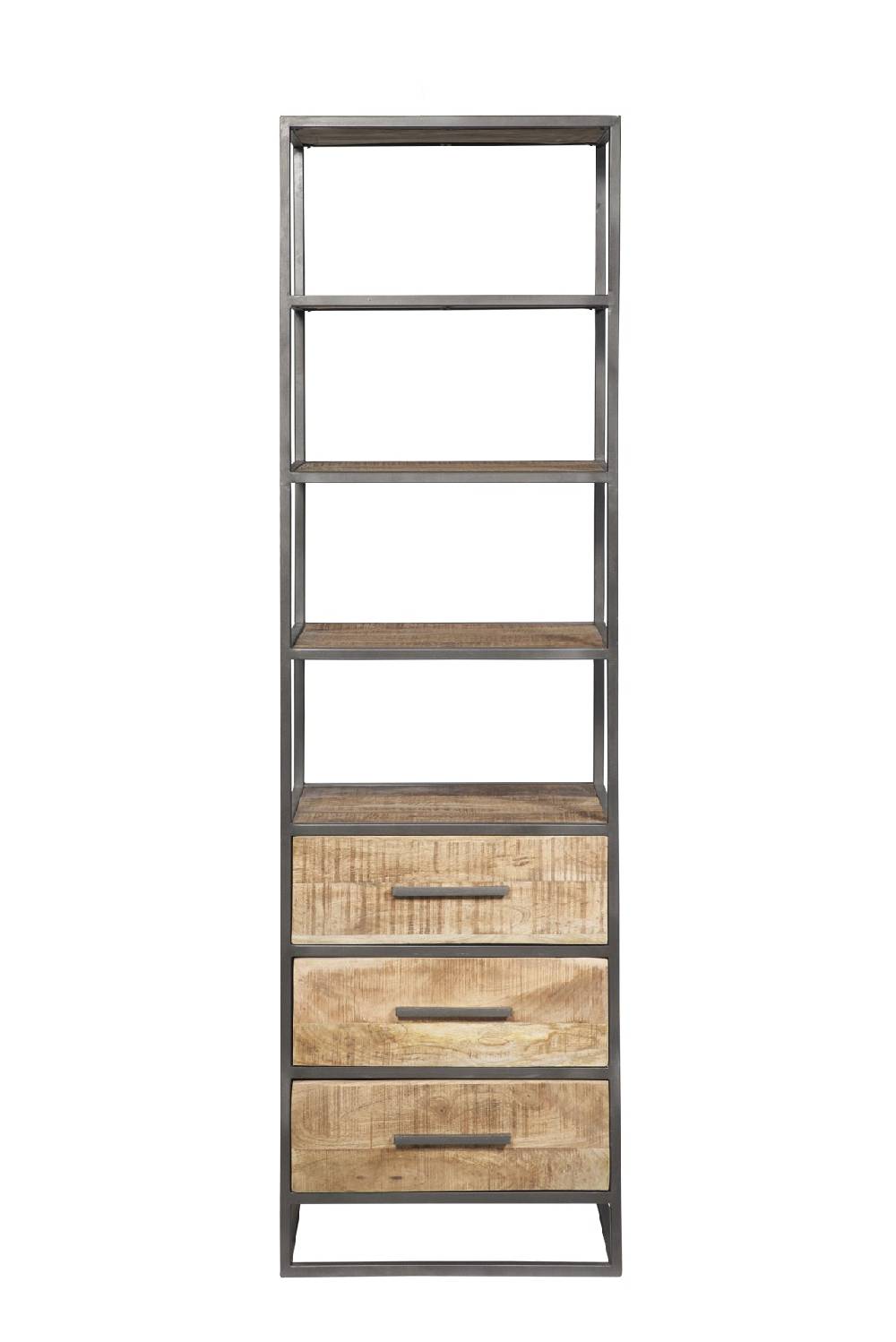 Novità Home Libreria 3 cassetti in legno e metallo Limitato a 3 giorni