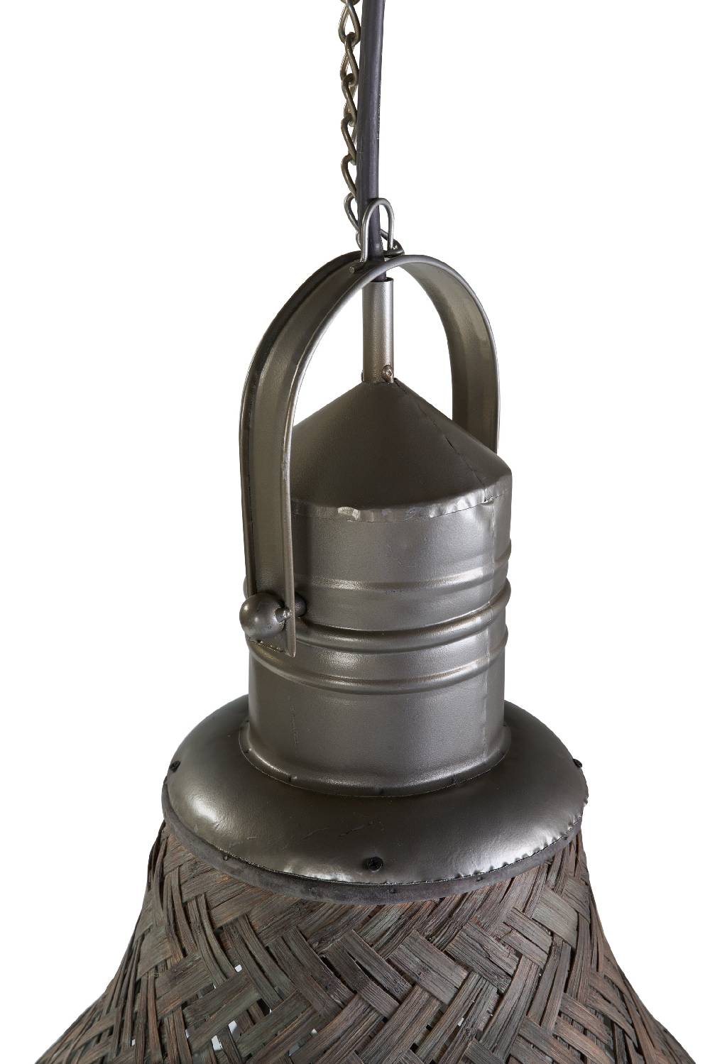 Novità Home Lampadario intreccio cupola chiaro bambu Qualità