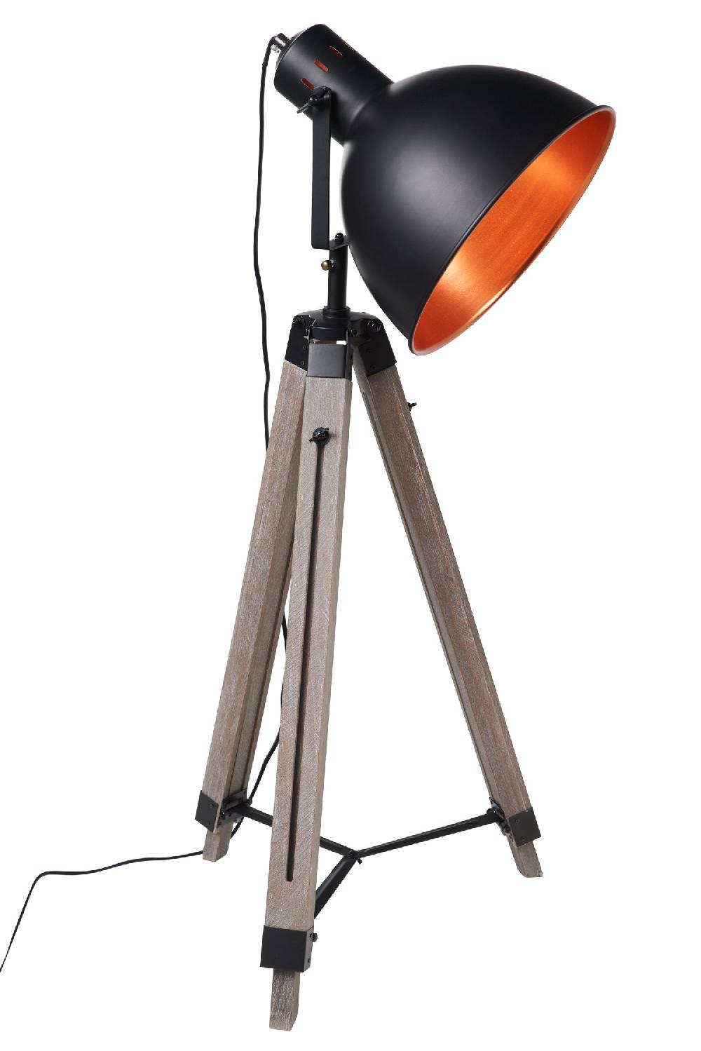 Novità Home Lampada regista da terra con faro color ottone Qualità Garantita