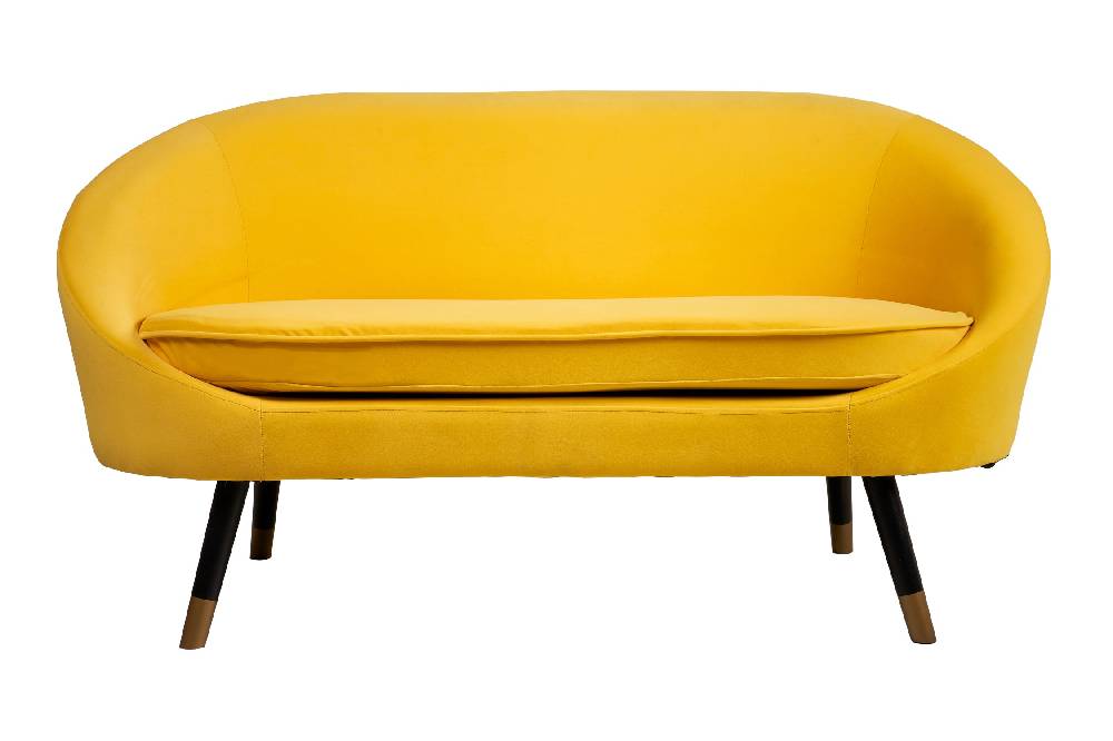 Novità Home Isadora - divano due posti giallo Presa