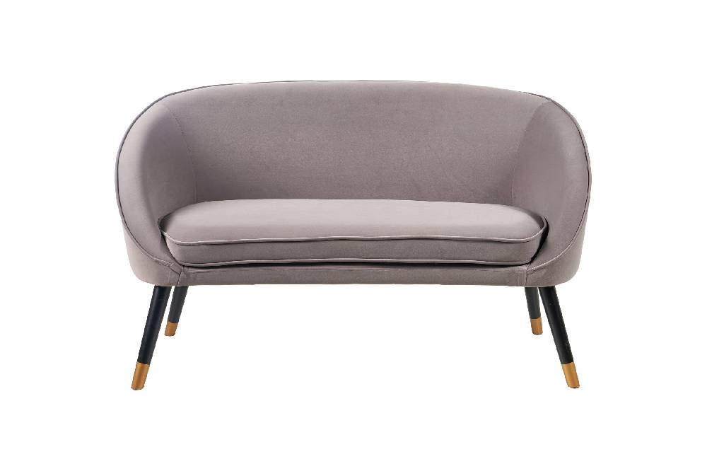 Novità Home Isadora - divanetto 2 posti grigio Offerta