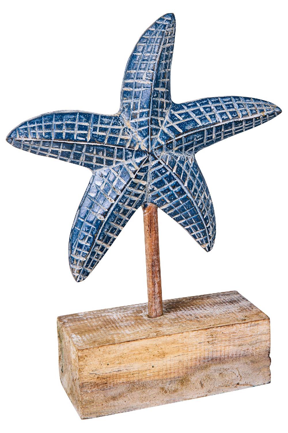 Novità Home Decor - Stella Marina Legno Mosaico Blue Nuova